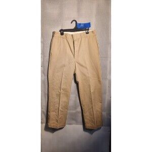 Dickies Khaki Pants Men's 38x29 Relaxed Straight Fit Pants